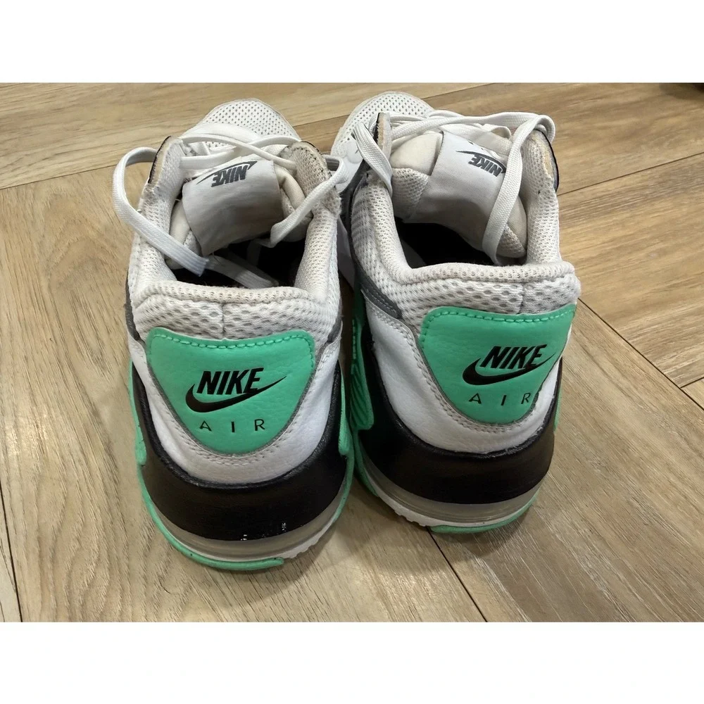Nike Air Max Excee White Black Green Sneakers DM8346-100 Womens 7.5